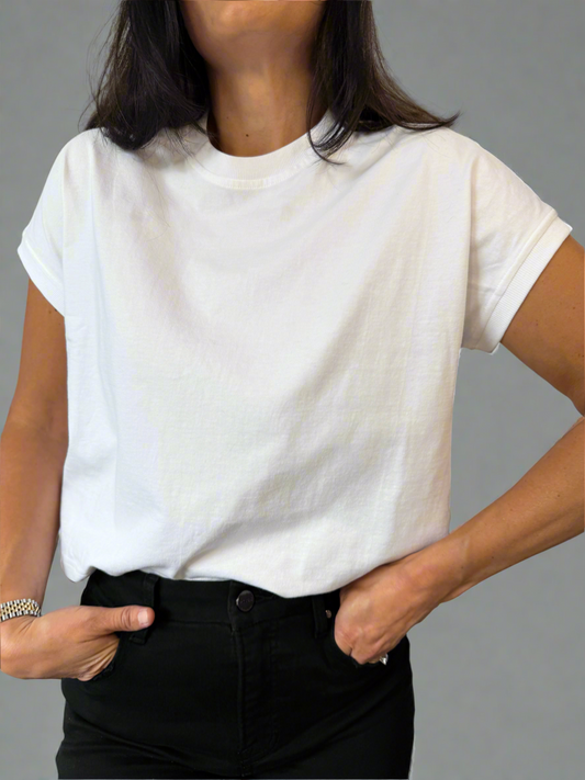 Clean Cut Tee (WHITE)