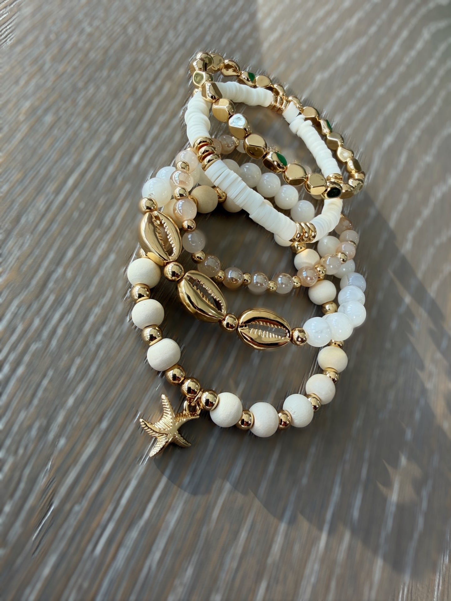 Coastal Beaded Bracelet Set