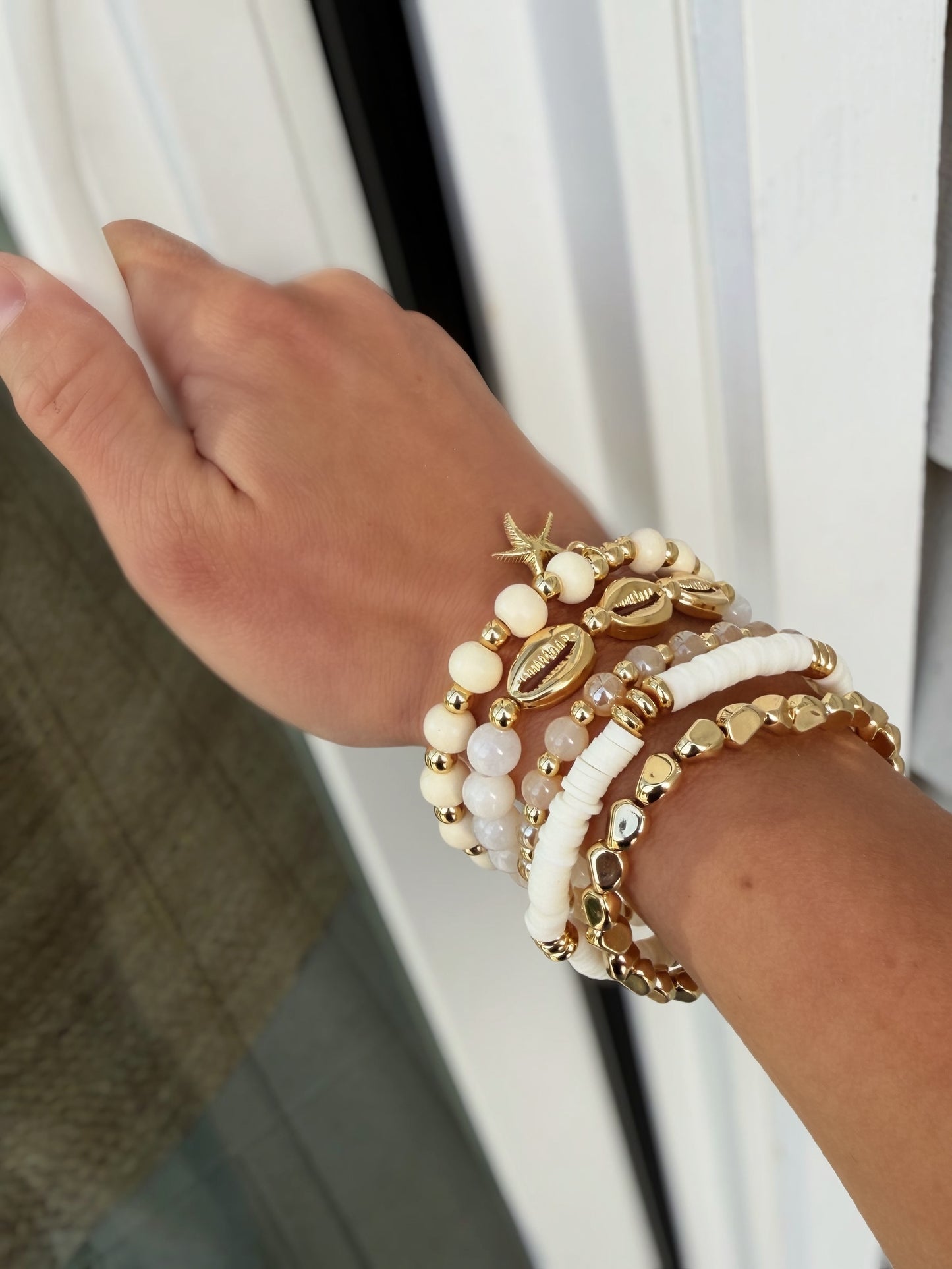 Coastal Beaded Bracelet Set