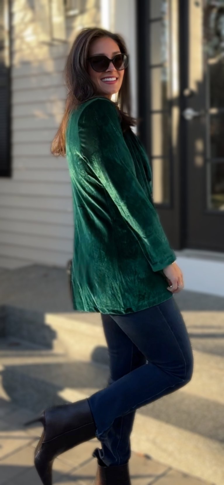 Holiday Style Shawl Collar Blazer