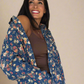 Vintage Charm Floral Denim Jacket