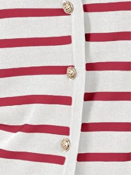 Al Fresco Striped Knit Vest