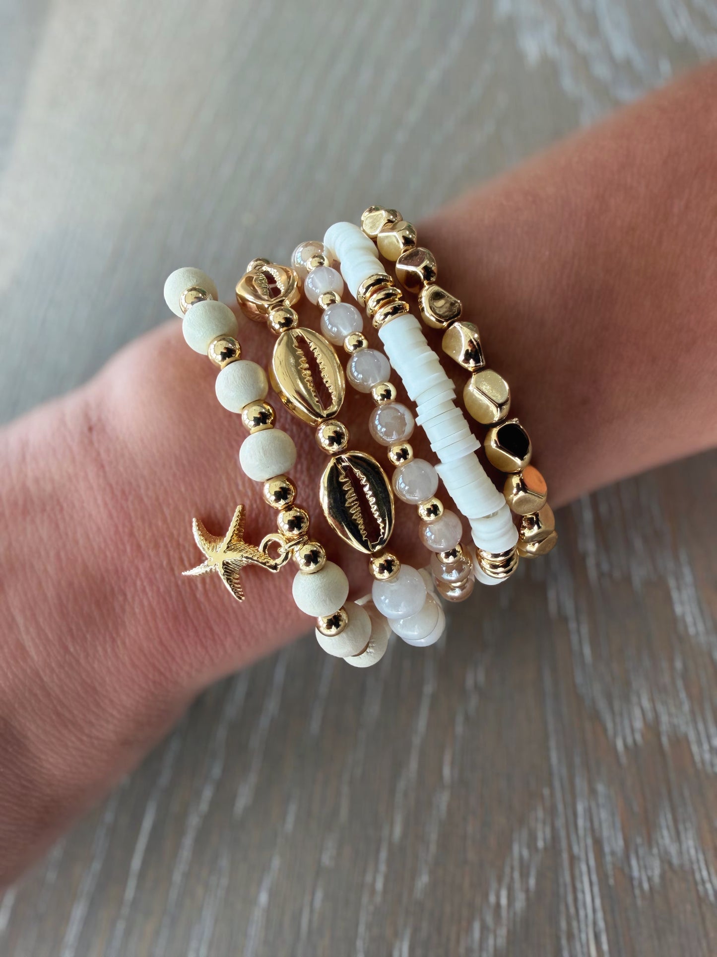 Coastal Beaded Bracelet Set