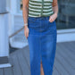 Afternoon Stroll Denim Skirt
