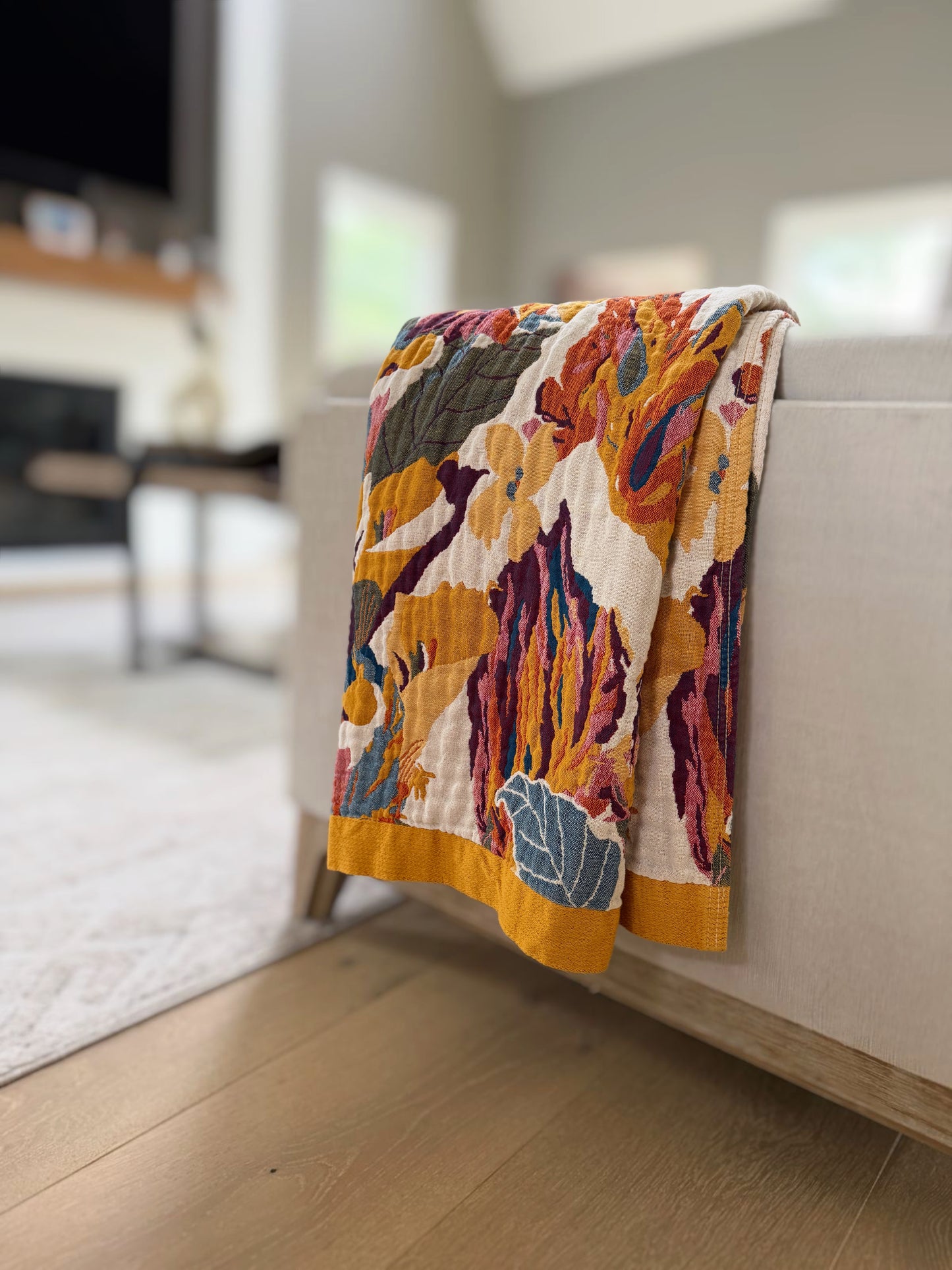 Floral Atelier Luxe Throw