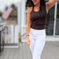 Mid Rise Tummy Control Jeans