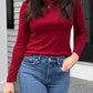 Comfort Fit Mock Neck