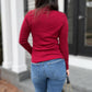 Comfort Fit Mock Neck
