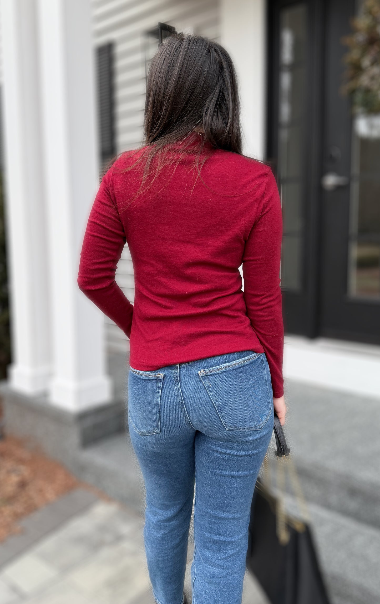 Comfort Fit Mock Neck