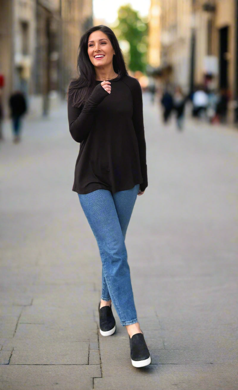 Essential Raglan Long Sleeve