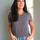 Closet Staple V-neck Short Sleeve