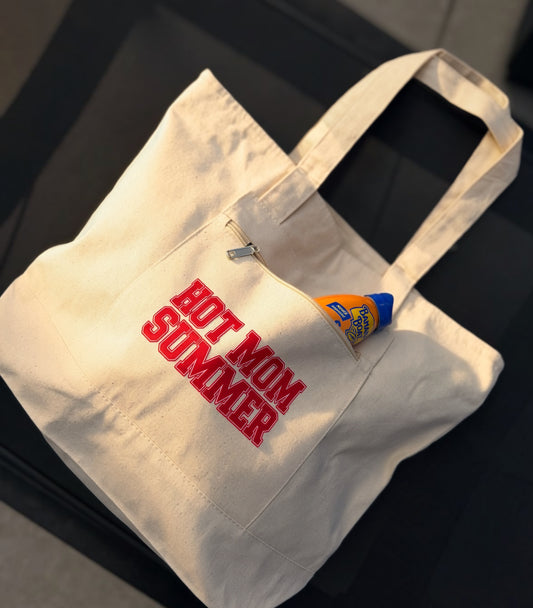Hot Mom Summer Canvas Tote