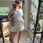 Contrast Crochet Tote Bag