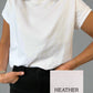 Clean Cut Tee (HEATHER GREY)