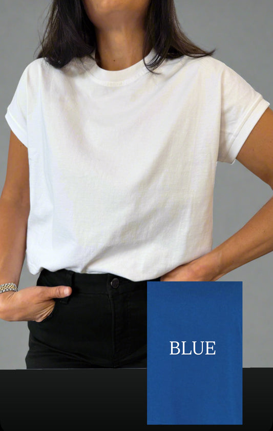 Clean Cut Tee (BLUE)