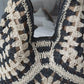 Contrast Crochet Tote Bag