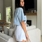 Carefree Classic Denim Top